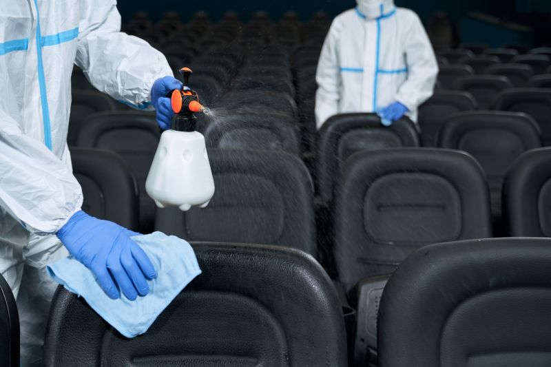 Products For Theater Cleanings in use